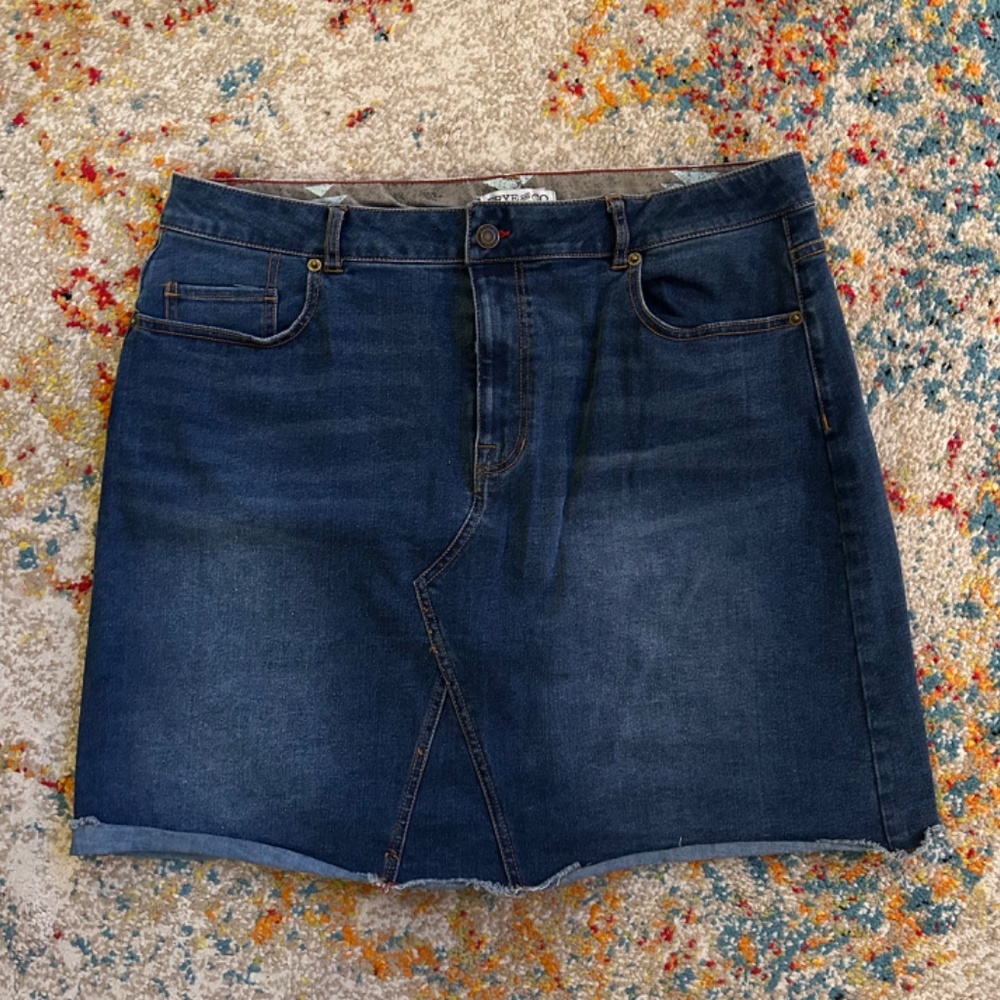 Frye & Co Denim Mini Skirt